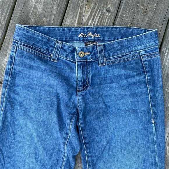 Ann Taylor Women Jeans Modern Fit Lindsay Waist Blue Denim Jeans Size 4 - Picture 7 of 11